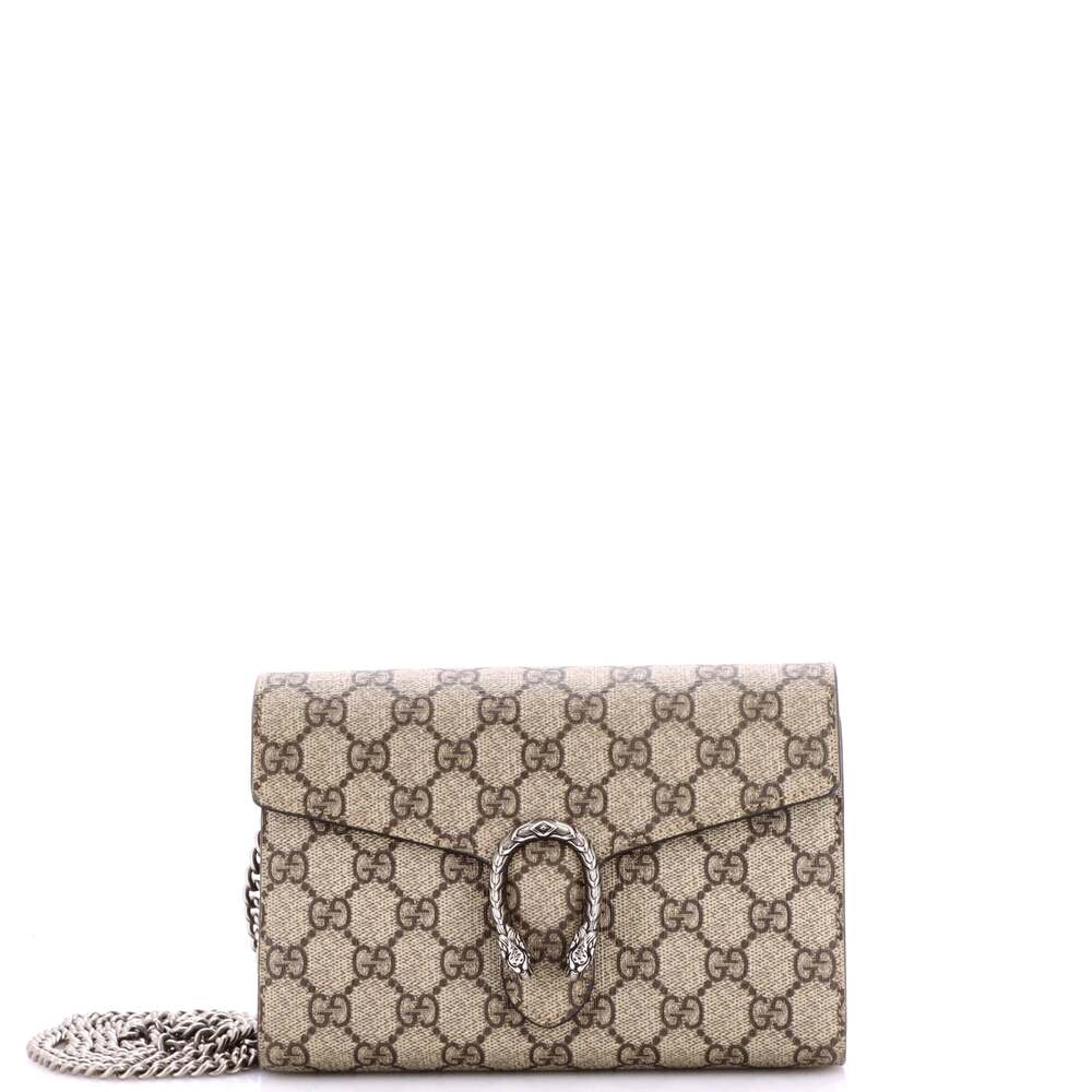 Gucci Dionysus Chain Wallet Gg Coated #312155G15B